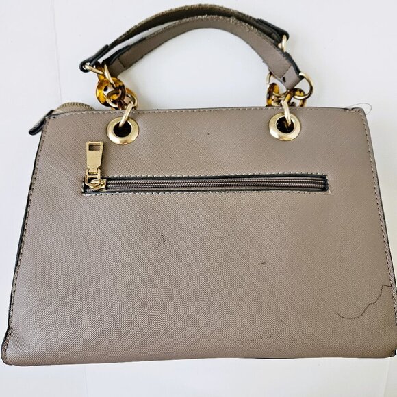 Tree of Life Leather  Stylish Casual Taupe Handbag - Picture 3 of 6